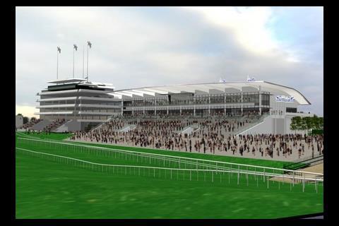 An artist impression of the new grandstand.